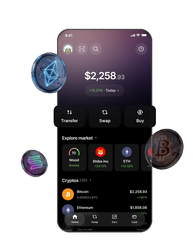Ledger Wallet 数字资产账户管理界面